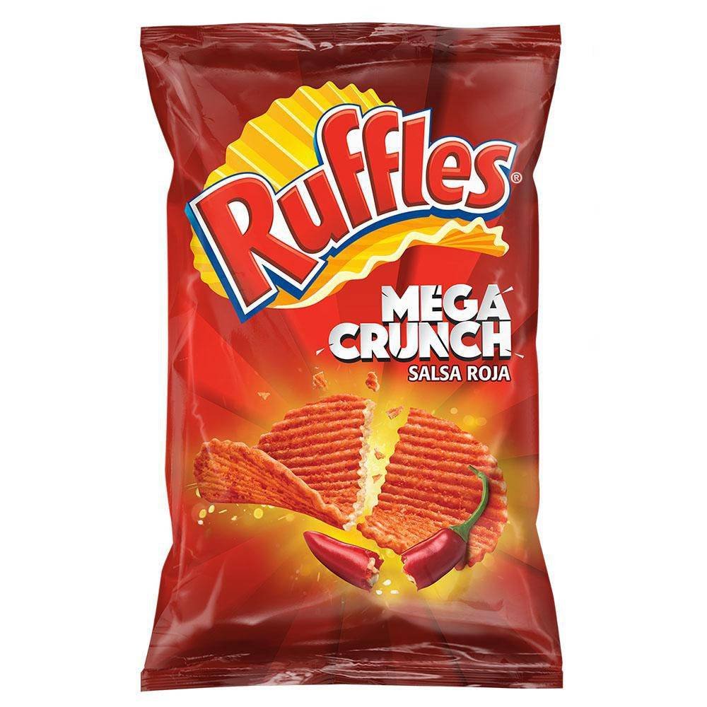 Ruffles Cheese mega cruch Salsa Roja