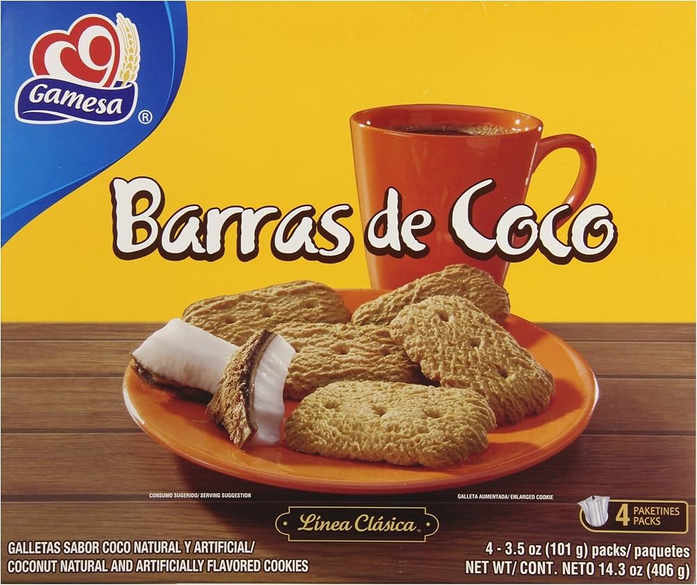 Gamesa Barras de coco