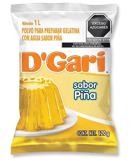 Dgari Gelatina Piña