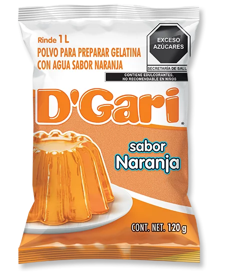 Dgari Gelatina Naranja