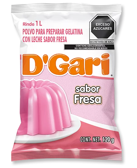 Dgari Gelatina Fresa