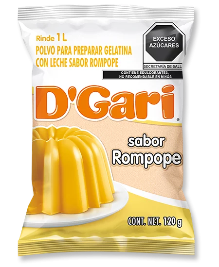 Dgari Gelatina Rompope