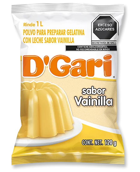 Dgari Gelatina Vainilla