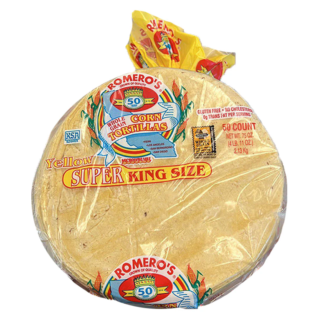 Tortillas Super Chata Corn / Family Pack Jumbo